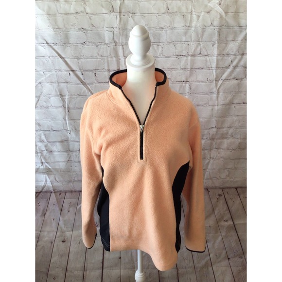 IZOD women’s quarter zip‎ pullover sweater jacket medium - Picture 1 of 5